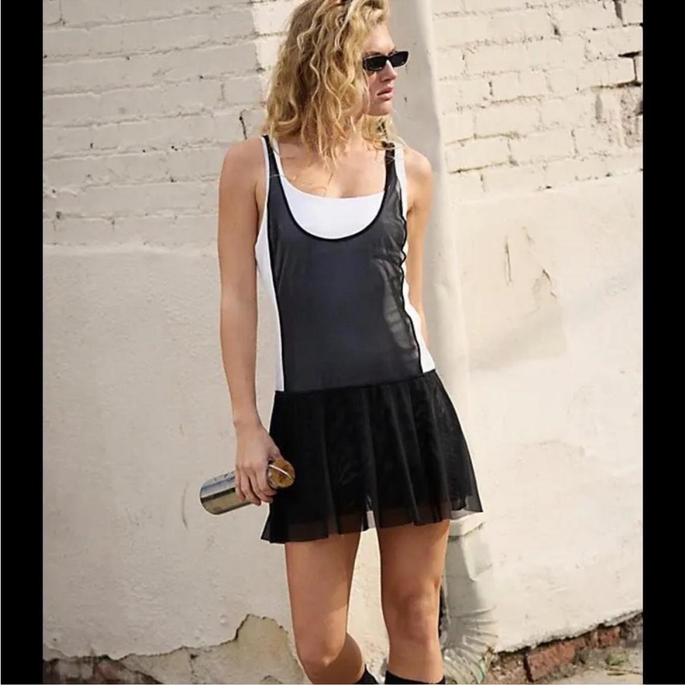 NWT free people movement downtown drop shot mini dress!!!!